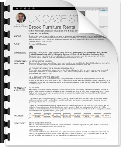 Brook Furniture eCommerce case study cover image
