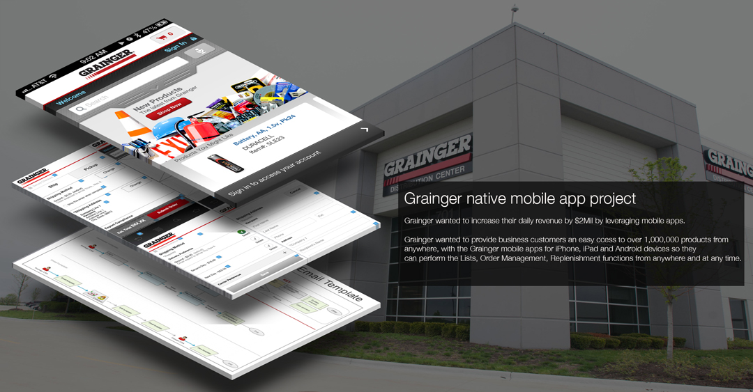 Grainger native mobile app UX