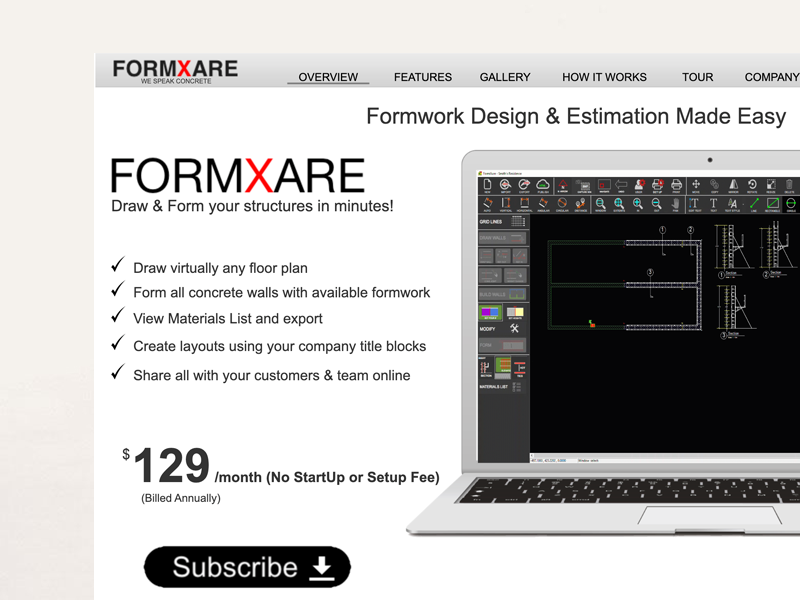formxare marketing site experience project